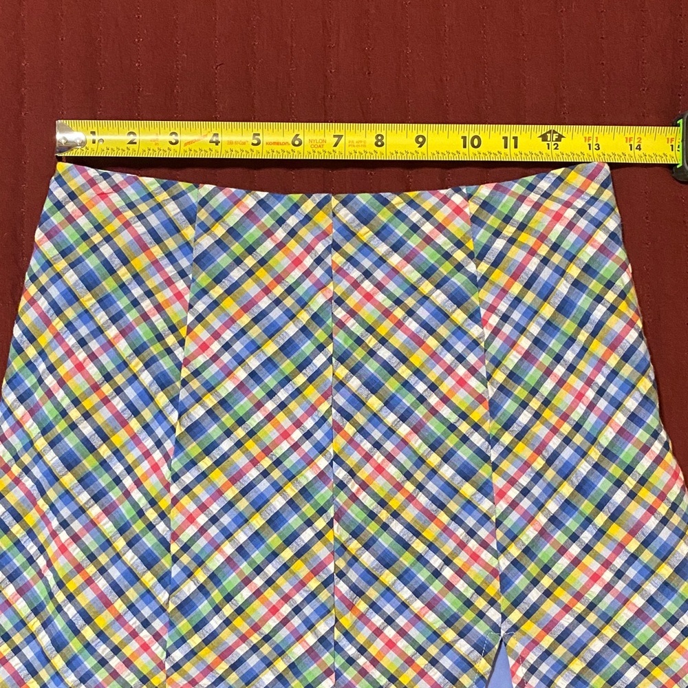 Urban Outfitters Plaid Mini Skirt Small Petite - Picture 9 of 11